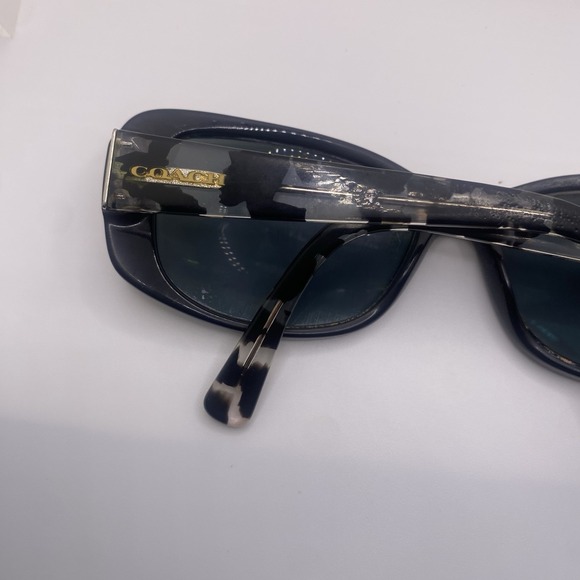 Coach Sunglasses Women FRAME ONLY HC8168 56-16-135 Black Crystal Mosaic 809 - Picture 8 of 16
